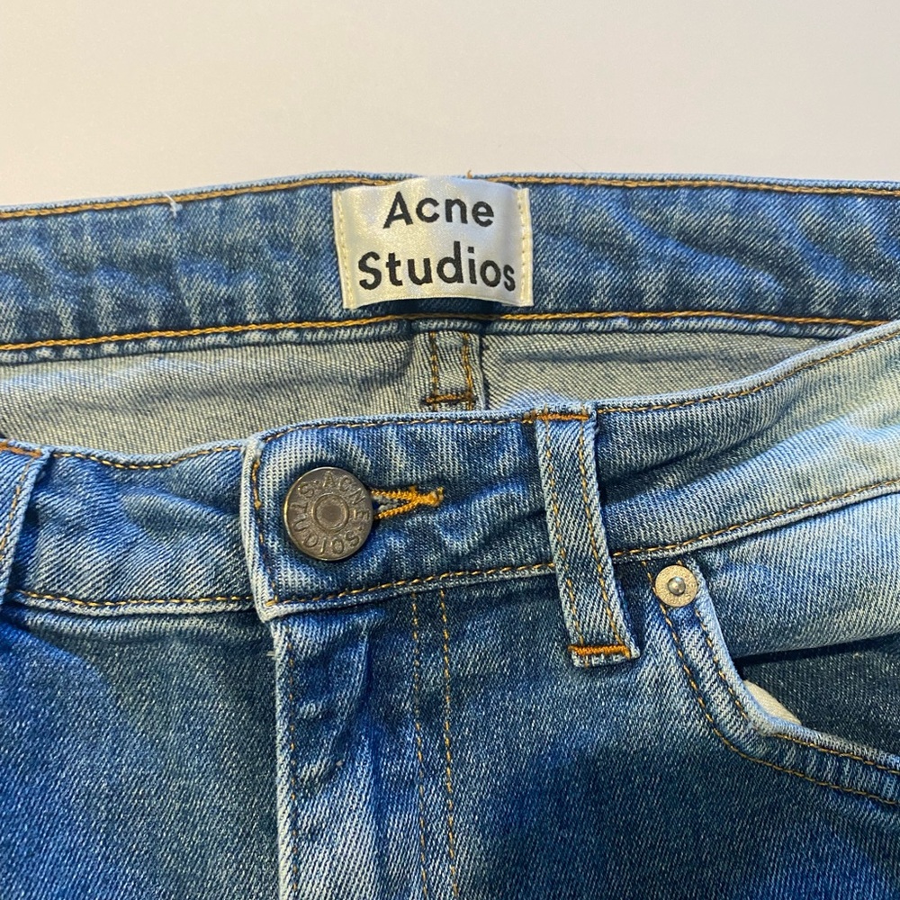 Acne Studios skinny jeans, light wash, size 29/32